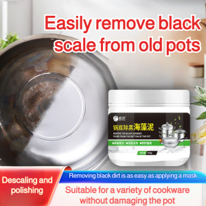Pot Bottom Cleaner Effective Kitchen Cleaning for Black Dirt Household NonStick Cookware Black Stain Removal NonDamaging Cleaning Effect for Stainless Steel Pots