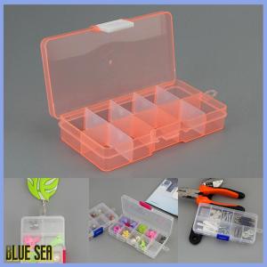 bluesea Plastic10 slots adjustable Jewelry กล่องเก็บของ Case CRAFT Organizer beads
