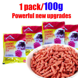 Rat Poison 100G Super Effective Promise 100% rat poison killer poison Rat lure that mice like to eat Pellet ​rodenticide rat pests insect bugs killer insecticides pesticides trap agriculture home house home buddies restaurant warehouse office pest control