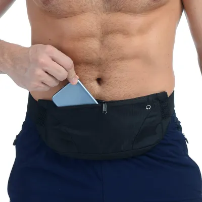 Running Belt Men or Women Ultra Light Bounce Free Waist Pouch Bag Fitness Workout Belt Sport Waist Pack Exercise Waist