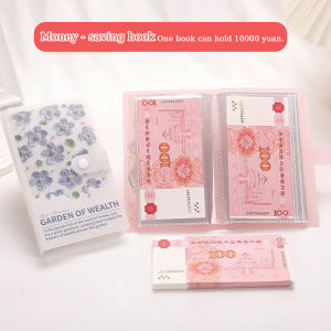RuiMing 🚚   พร้อมส่ง  🔥✨  2026 หนังสือประหยัดใหม่ 100 ชิ้น หนังสือเก็บเงินสด A6 น้ำมันวาดรูปแบบ 3 มิติหนังสือเก็บรวบรวมธนาคารระลึก（ราคาที่ดีที่สุด）