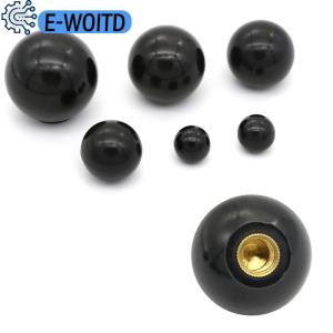 E-WOITD Sporter Black plastic M4 M5 M6 M8 M10 M12 thread ball shaped head clamping nuts knob