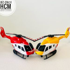 [TO - CHẠY ĐÀ] Đồ chơi trẻ em máy bay trực thăng helicopter đà đẩy dành cho bé thích mô hình xe bánh trớn JF369-1