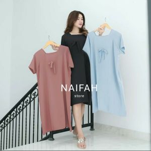 Daster Pita Crinkle Airflow Premium Polos Kekinian // Home Dress Wanita Remaja Dewasa