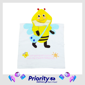 100% Cotton Embossed Printing Bathrobe Housecoat Dressing Gown Bath Towel Kids Bath Body Wrapper S M Size