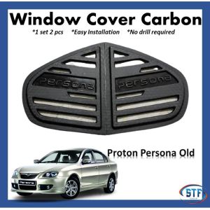 Proton Persona Elegance ( 2007-2015 ) Window Side Louver Cover-Carbon Look -2pcs