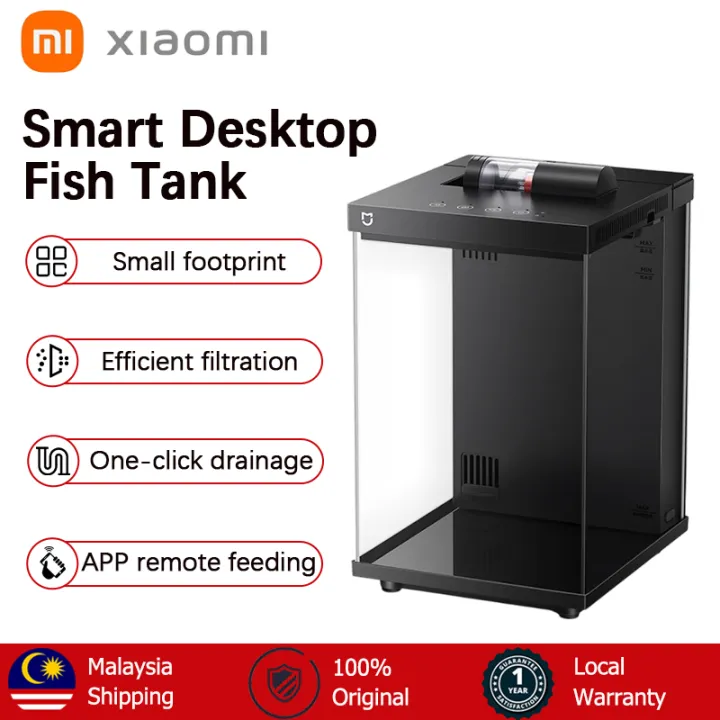 Xiaomi Mijia Smart Desktop Fish Tank Aquarium Ultra-White Glass Living Room Filter All-in-One Machine MYG200 米家智能桌面鱼缸