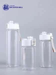 【SM Mall】Japanese Style Plastic Water Bottle 800ml with Tea Infuser Removable Strainer Fruit Infusion Bottle Office Home School Portable Flip Top Lid Leakproof BPA Free for Women Teen Girls Students Daily Hydration
