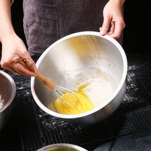 304 Stainless Steel Mixing Bowl Ingredients Standby DIY Cake Bread Salad Mixer Kitchen Cooking Baking Bowls Kitchen Tool