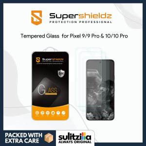 Supershieldz Tempered Glass Screen Protector for Google Pixel 9 / 9 Pro & 10 / 10 Pro
