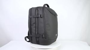 Cross-border New Mens Backpack Vacuum Compression Backpack Multifunctional Laptop Bag Large Capacity Expandable Travel Bag