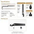 Ulanzi TM01 Microphone Boom Arm with Desk Mount ขาตั้งหนีบโต๊ะ สำหรับไมโครโฟน รับน้ำหนักได้ 1.5 กก.. 