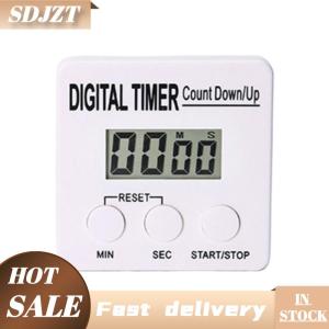 SDJZT Hẹn giờ 99 phút có thể điều chỉnh điện tử đếm ngược hẹn giờ nhà bếp nhắc nhở dây đeo từ tính đứng