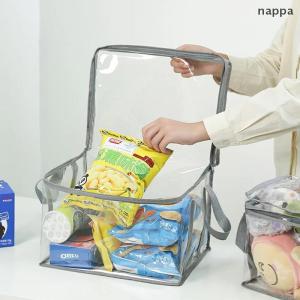 ✨[nappa] Cuốn sách lưu trữ túi trong suốt bộ sưu tập container Stackable Trường hợp với xử lý bụi bằng chứng tổ chức ráp Pouch