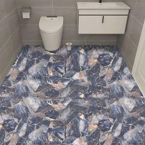 Self Adhesive Wallpaper Thickened Waterproof Wear-resistant Nonslip Living Room Kitchen Toilet Floor Sticker 100CM