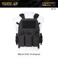 เสื้อเกราะ FCPC V5 Tactical Vest ( Wosport ) วัสดุผ้า Cordura 500D มาพร้อมซองแม็ก 5.56 ด้วยกัน 3 ช่อง. 