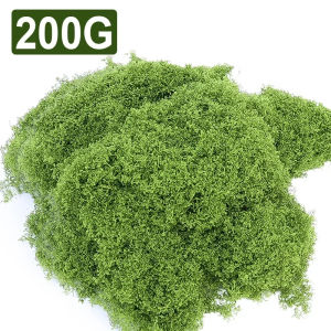 Dizoey 500/30g Eternal Life Moss Artificial Green Plants DIY Crafts Grass Home Room Garden Decoration Mini Landscape Fake Grass Gifts