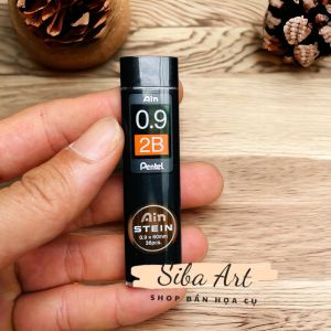 Ngòi bút chì kim Pentel ruột chì kim bấm 2B size ngòi 0.3mm/ 0.5mm/ 0.7mm/ 0.9mm