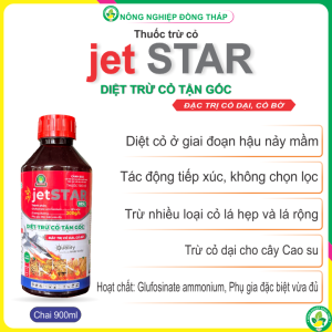 Trừ Cỏ jetSTAR 18SL – Diệt trừ Cỏ Dại Cỏ Bờ (Chai 900ml)