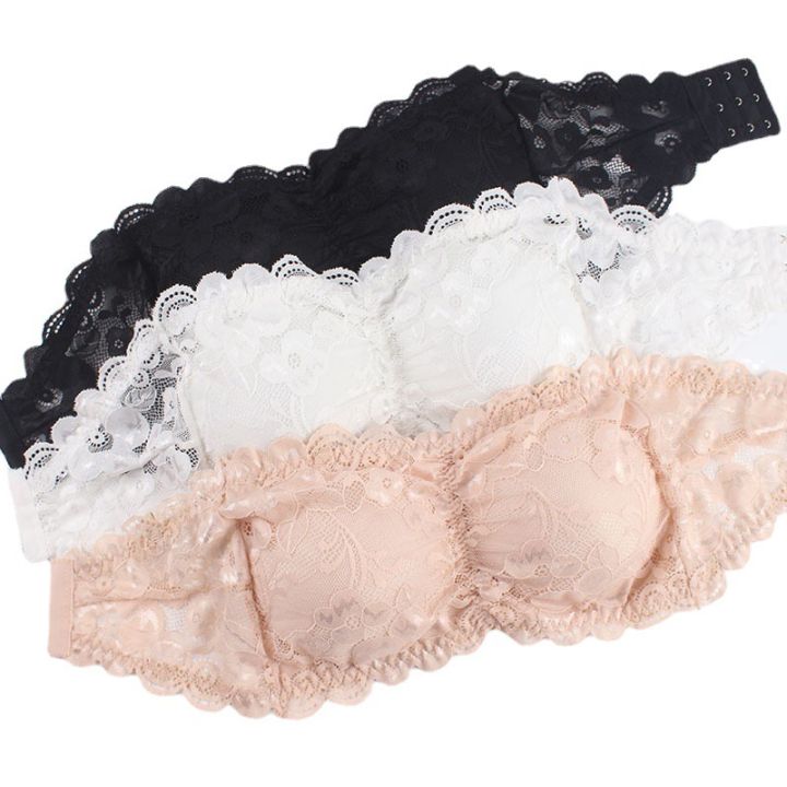 Comfortable And Invisible Lace Strapless Bra B1017