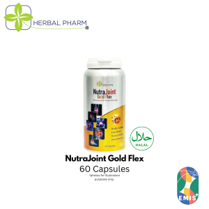 [60 Capsules] Herbal Pharm NutraJoint Gold Flex - Glucosamine & Chondroitin for Joint Health