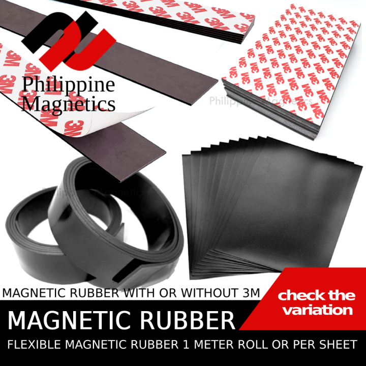 Flexible Rubber Strips& Sheets with or without 3M Adhesive 1M ROLL 10MM, 25MM, 4R & A4