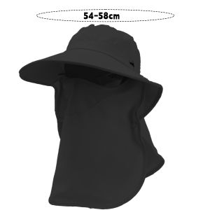 รังสียูวีหน้ากากป้องกันแสงแดดหมวกบังแดดสำหรับฤดูร้อนปีกกว้างหมวกกันแดดรอบคอป้องกันใบหน้า