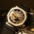 Đồng Hồ G-Shock GM-2100-MG Mặt Thép Cao Cấp  Đồng Hồ Thời Trang Nam Nữ - Đồng hồ Casio GShock Chống Nước , Chống Sốc, Va Đập, Bền Bỉ Với Thời Gian , Mặt Hiển Thị Kim-Số Kết Hợp, Trang Bị Chức Năng Bấm Giờ-Đo Tốc Độ. 