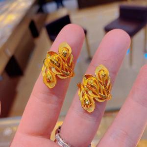 18k ทอง เค แท้จี้ 99.99% น้ำหนักแหวนแอนโชวี่เหมาะสำหรับของขวัญแต่งงาน