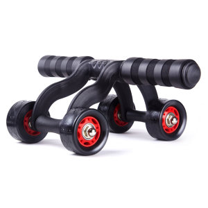 Con Lăn Tập Bụng 4 BÁNH YogaGym + tặng miếng thảm + con lăn 4 bánh tập cơ bụng tại nhà