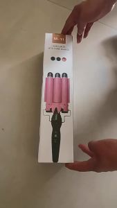 Best-selling three-bar curling iron water wave hair curler egg roll electric straightener hair styler for big waves