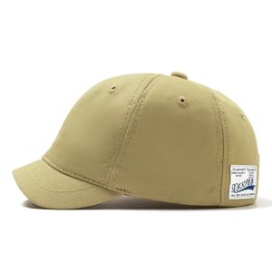 DJDK Soft Short Brim Baseball Cap Adjustable Peaked Trucker Style Dad Hat Fashion Hip Hop Low Profile Cap Girl