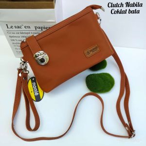 SLINGBAG CLUTCH NABILA BY. NONIE TAS SLEMPANG DOMPET LOKAL KUALITAS IMPORT