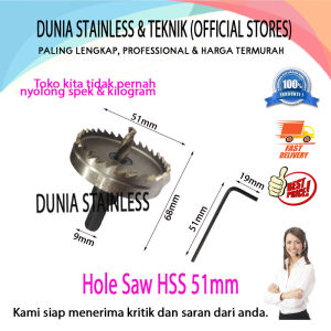 Hole Saw HSS 51mm pembolong lubang