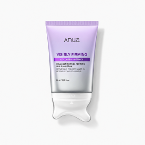 Anua Collagen Retinol Refining Gua Sha Cream 80ml Visibly Firming Anti‑Aging Face Massage Cream with Built‑in Gua Sha Tool Skin Tightening Smoothing Facial Cream