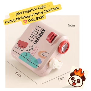 🌟 Mini Party Projector Light – Create a Magical Celebration! 🎉🎄