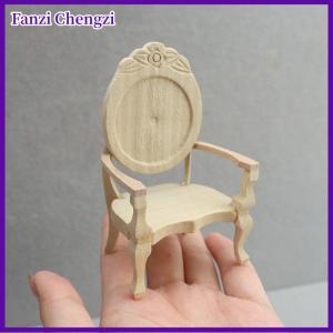 Fanzi เก้าอี้ตุ๊กตาขนาดเล็กสำหรับ1:12เฟอร์นิเจอร์ตกแต่งบ้านโมเดลของเล่นอุปกรณ์ตกแต่งบ้านตุ๊กตา