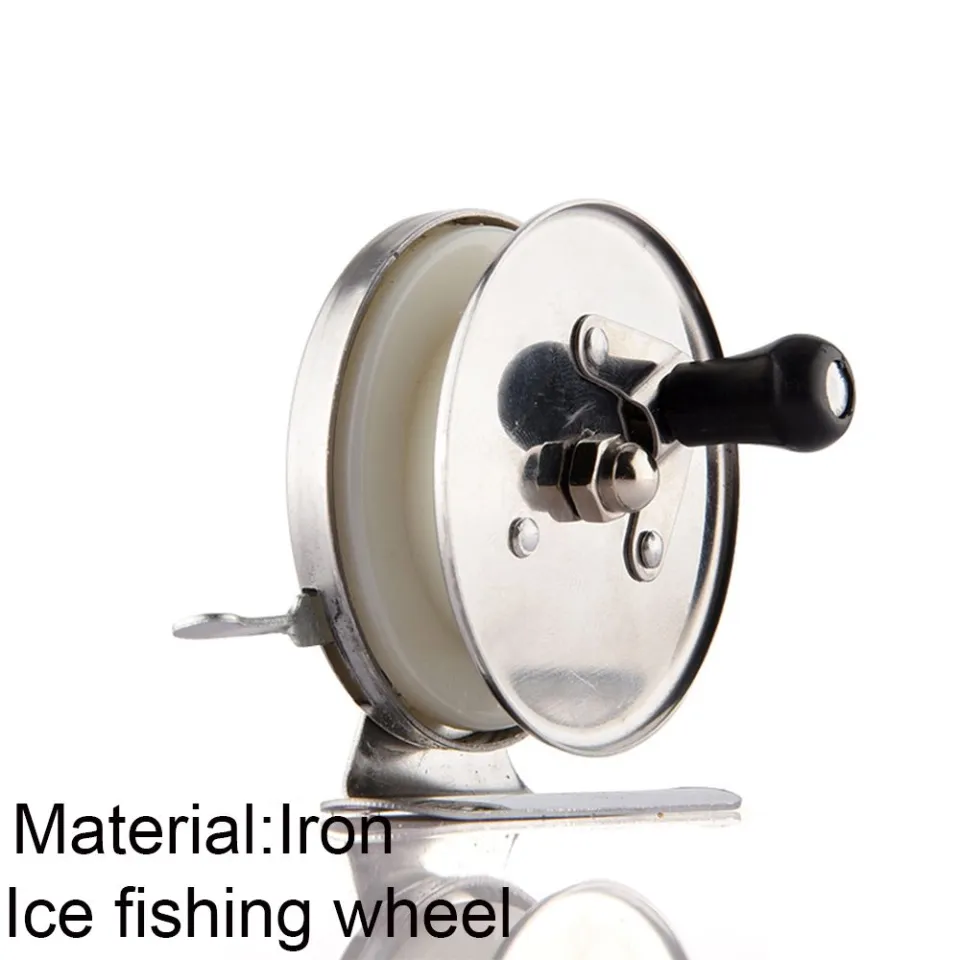 BIBJ8 Carbon Winter Ice Fishing Rods Retractable Reels Pen Pole