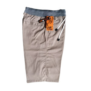 Celana Pendek Pria Chino Pinggang Karet Jumbo Bahan Katun Twill Melar Tebal Halus Ukuran 27 Sampai 44