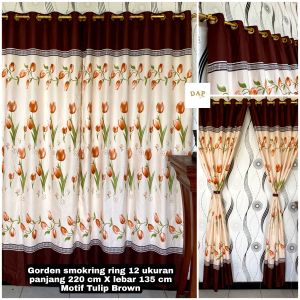 gorden jendela smokring 12 ring pintu dan kamar bisa bayar di tempat