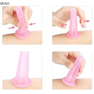 【Special price】💟💝MIAO ถ้วยซิลิโคนดูดสูญญากาศ2ชิ้นถ้วยนวดหน้าผ่อนคลายขาแขนอุปกรณ์ดูแลสุขภาพในครัวเรือนยกผิวหน้า