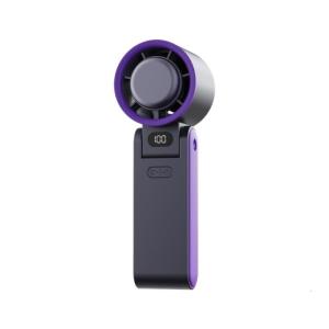 Multifuntional LED Display Fan Efficient Cooling Fan Quiet Powerful Fan 3600mAh ABS Texture for Outdoor Travel