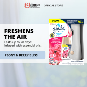 Glade Room Air Freshener Automatic Spray Peony & Berry Bliss Starter (252ml)
