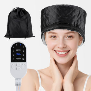 SPA Heat Cap Hair Steamer for Black Natural Hair 10 Level Hair Mask Hair Heating Cap for Hair Treatment Home Use