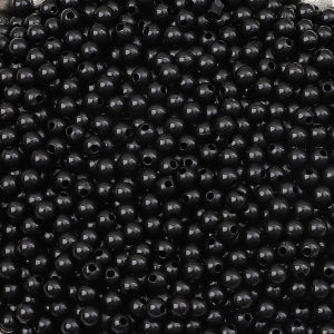 10g 4mm Acrylic hạt cườm tròn Macarons màu sắc không gian lỏng lẻo hạt cho vòng đeo tay vòng cổ Keychain DIY jewlery thủ công làm hạt