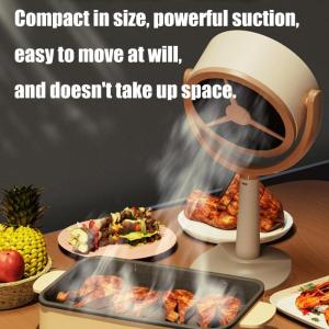 Portable Desktop Range Hood Exhaust Fan for Indoor BBQ and Kitchen Easy Cleaning Extractor Hood with Low Noise