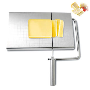 wangyueh Pho mát Slicer với dây-có thể điều chỉnh khối thép không gỉ pho mát Cutter Heavy Duty dây pho mát Slicer Kit