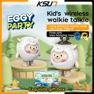 KSUN Kids Walkie Talkie 2PCS UT888 Two Way Radio Rechargeable Childrens Toy