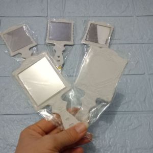 Cermin Gagang Mini / Cermin Saku Cermin Gagang Mini Souvenir Cermin