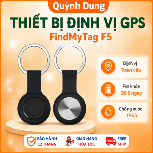 Thiết bị định vị GPS Findmytag F5 hỗ trợ Android/IOS Kháng Nước IP65 Pin 10-12 Tháng